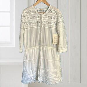 Boston Proper Eyelet Cotton Dress